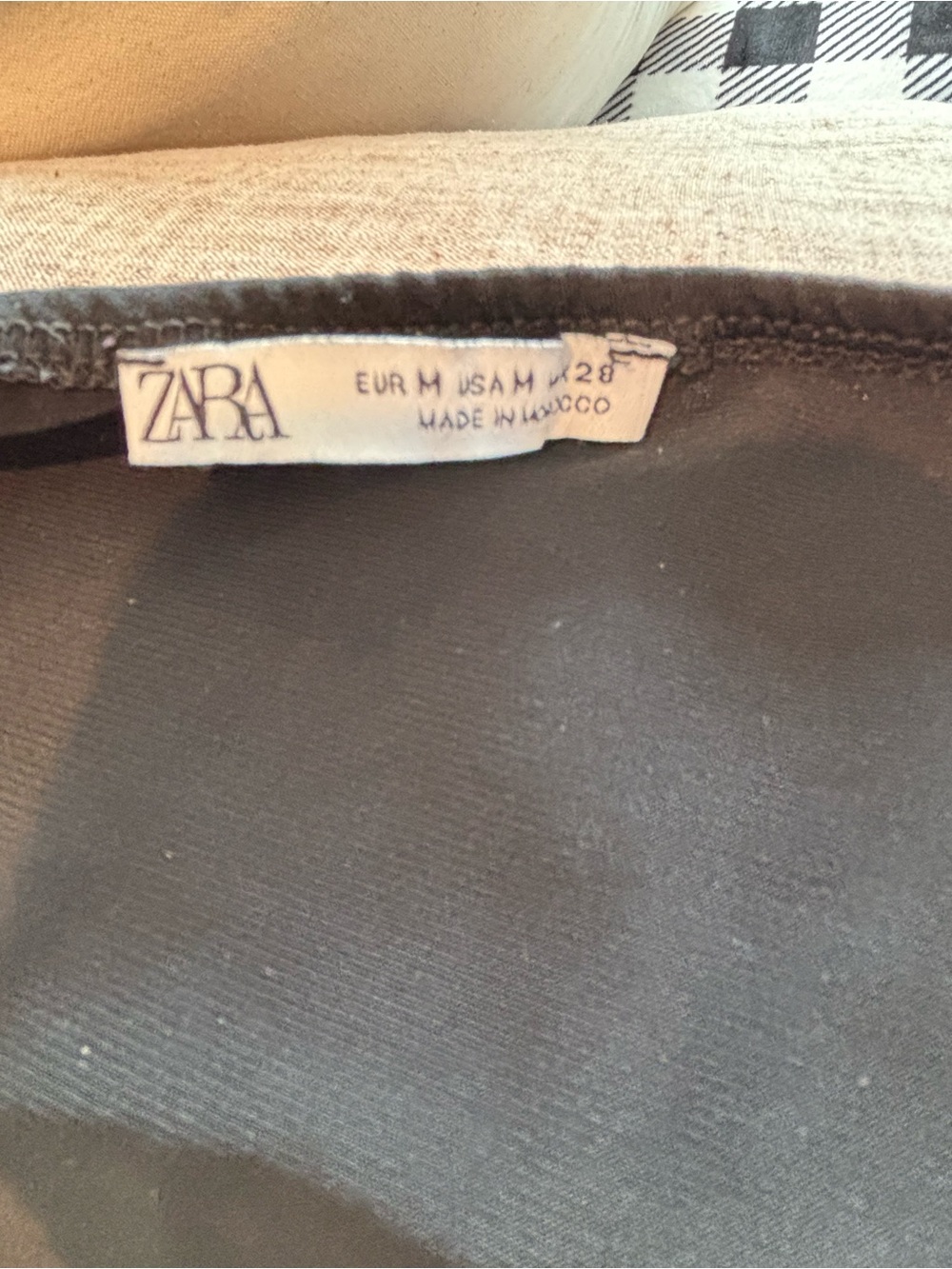 Zara Black Midi Slip Dress with Spaghetti Straps - Picture 3 of 3